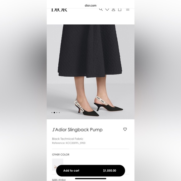 Christian Dior J’adior Sling Back Pump - Picture 2 of 8